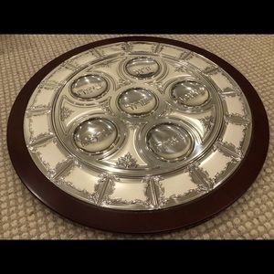 Hadad Bros Seder plate - 925 silver